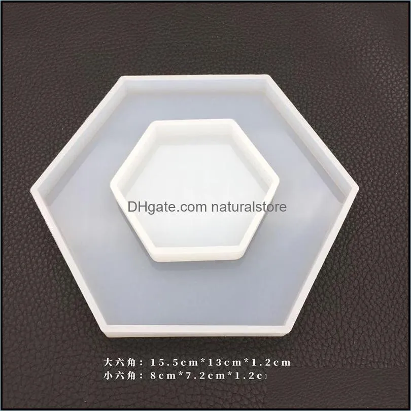 Octagon Heart Rhombus Silicone Molds DIY Silicone Resin Craft Mold Jewellery Making Epoxy Resin Craft Polymer Clay Mud Board