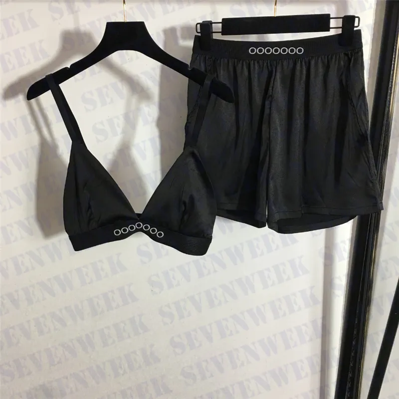 Designer dames sportpakken luipaardprint vest shorts tweedelig sling ondergoed zomer mode casual sport korte broek