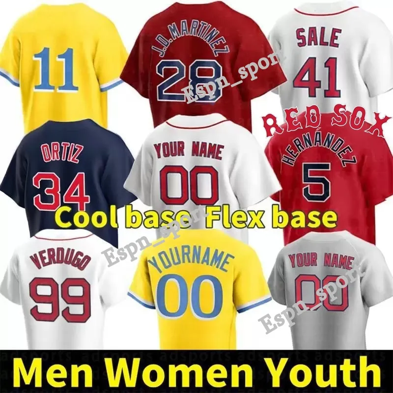 2 Xander Bogaerts Jersey J.D. Martinez Enrique Hernandez Rafael Devers