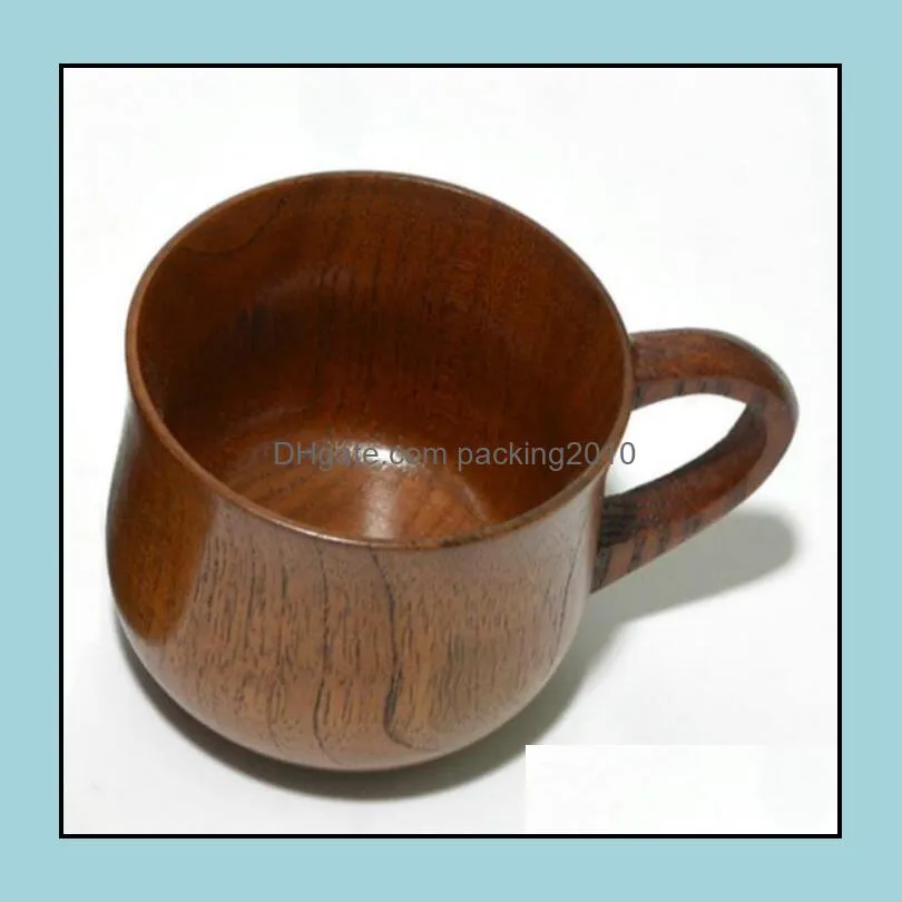zizyphus jujube wooden cup boutique retro handmade korean wood mug restaurant tea coffee cups best gift drinking drinkware sn697
