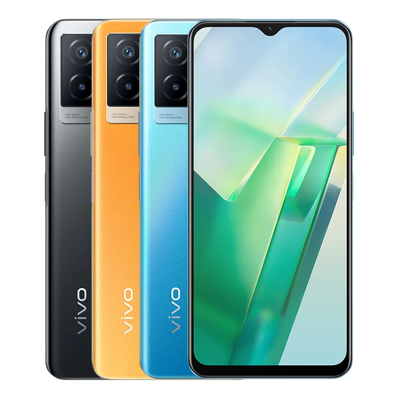 Cellulare originale Vivo T2x 5G 8GB RAM 128GB 256GB ROM MTK Dimensity 1300 Android 6.58" 144Hz Grande schermo 50.0MP AF NFC 6000mAh Fingerprint ID Face Wake Smart Cellphone