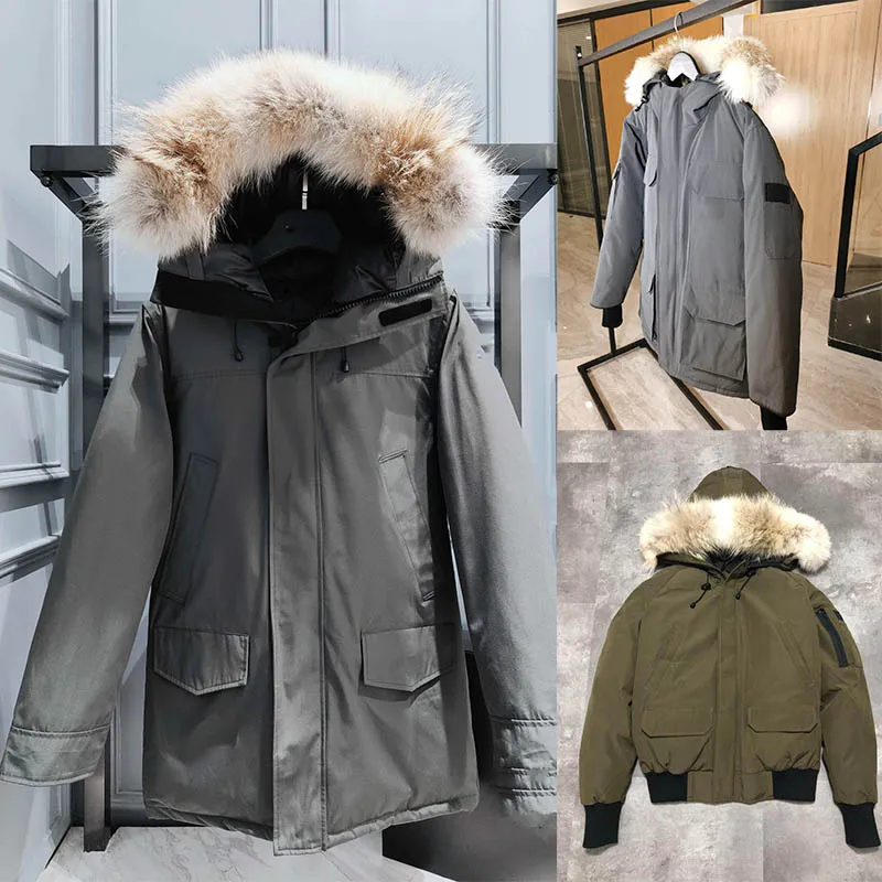 Herren Daunenparkas Die Herrenjacke Wintermäntel Top-Qualität Herren Asual Outdoor Warm Feather Man Outwear Verdicken hochwertiger Gänsemantel