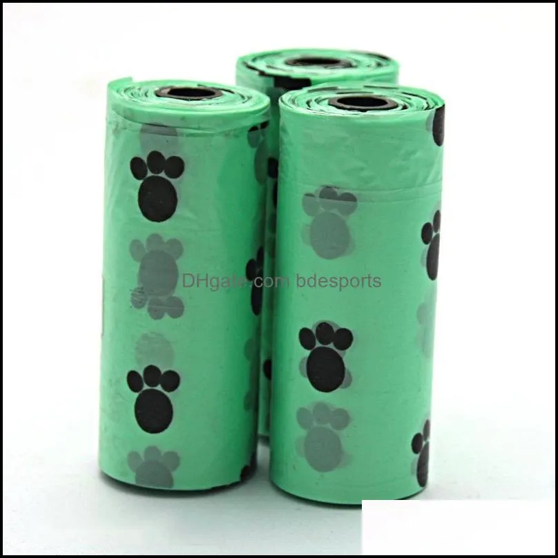 Pet supplies Dog Poop Bags Biodegradable 150 rolls multiple color for waste scoop leash dispenser free shipping DHL
