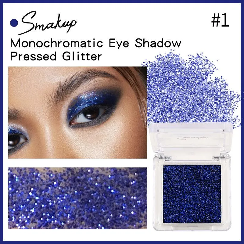 Eye Shadow Glitter Eyeshadow Palette 10 Colors Waterproof Non Smudge Shadows Cosmetics Pearl Sequins Makeup TSLM1Eye