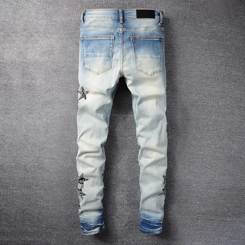 JEANS★MALMO AUTHENTIC★兼用★WHITE/IVORY/BLACK Luxury Designer Unisex Jeans High Quality Close Fitting