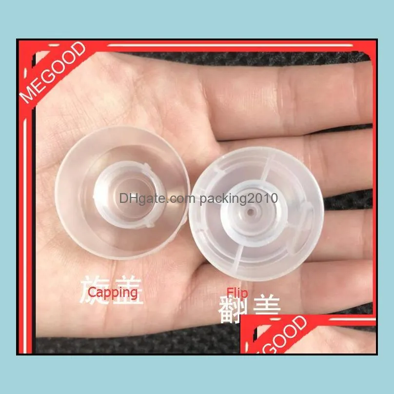 Flip capping 5ml 10ml 15ml 20ml 30ml 50ml 100ml Clear Plastic Lotion Soft Tubes Bottles Container Empty Cosmetic Makeup Cream