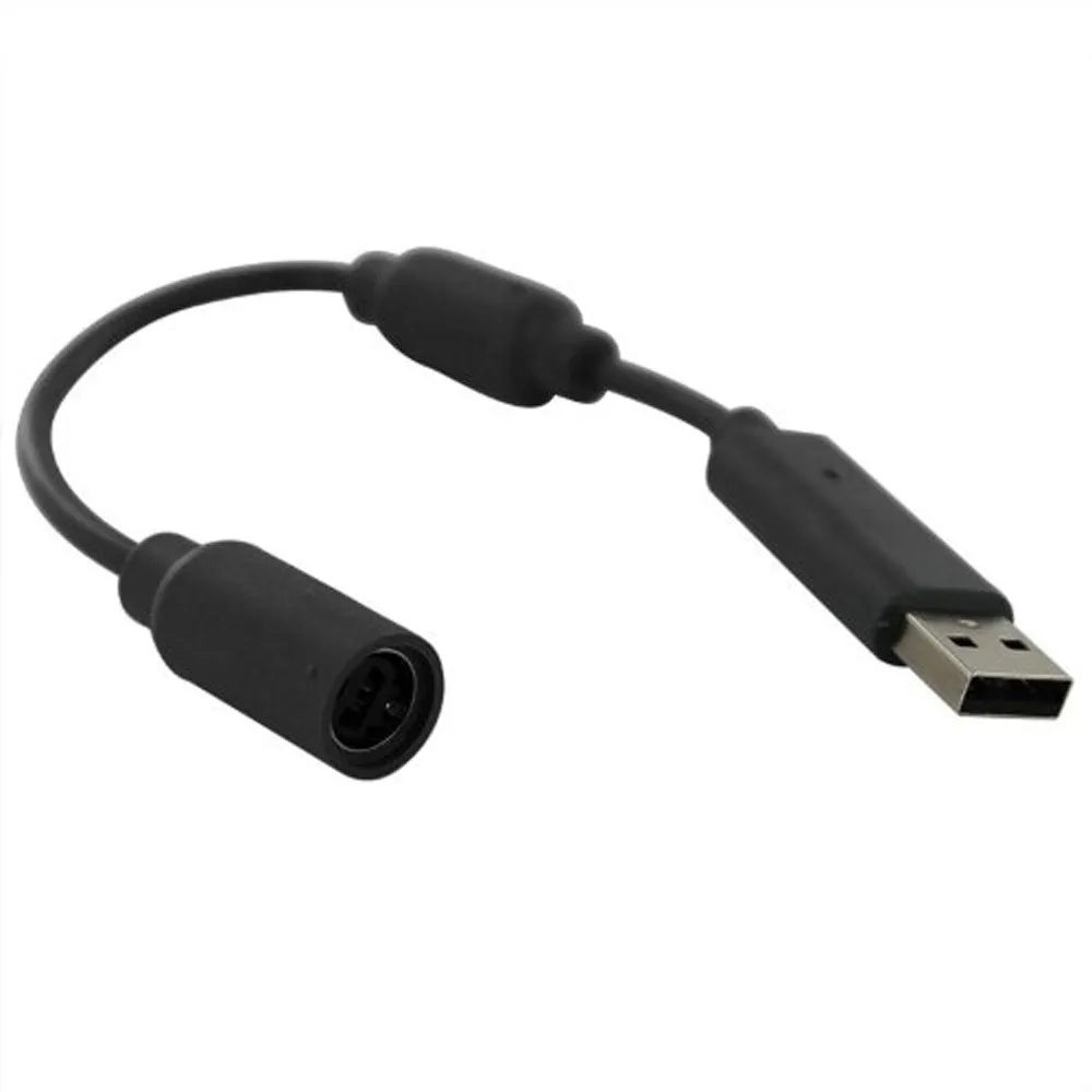 USB Breakaway Cable Break off Cable With Filter For Xbox 360 Black