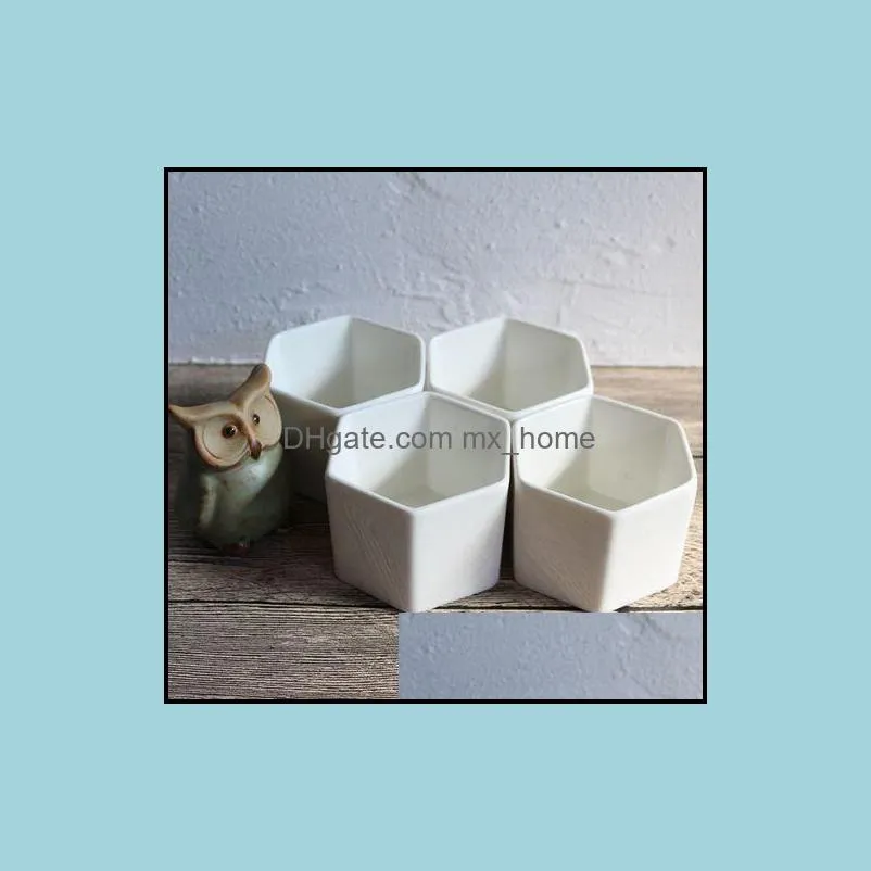 ceramic bonsai pots wholesale mini white porcelain flowerpots suppliers for seeding succulent indoor home Nursery planters