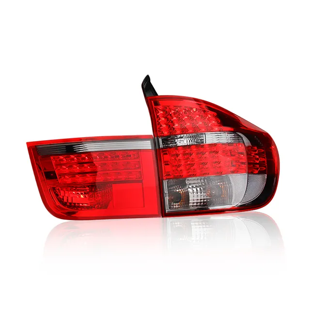 BMW X5 E70 LED Tail Lights 2007 2013 Red Clear Turn Signal