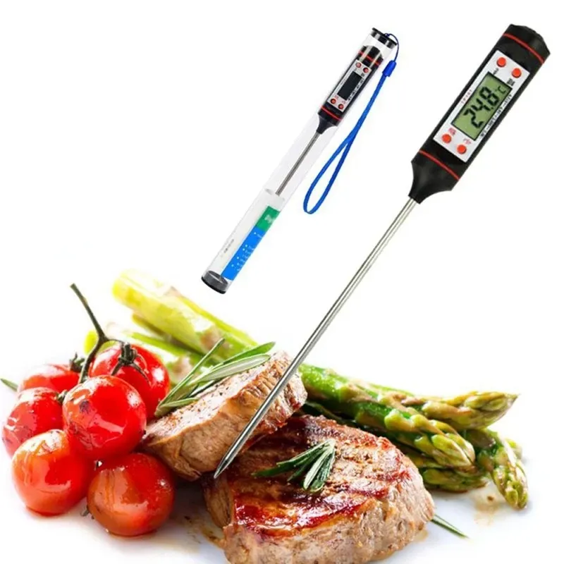 キッチンツールオイル温度計バーベキューベーキング温度測定電子食品温度計液温度ペン