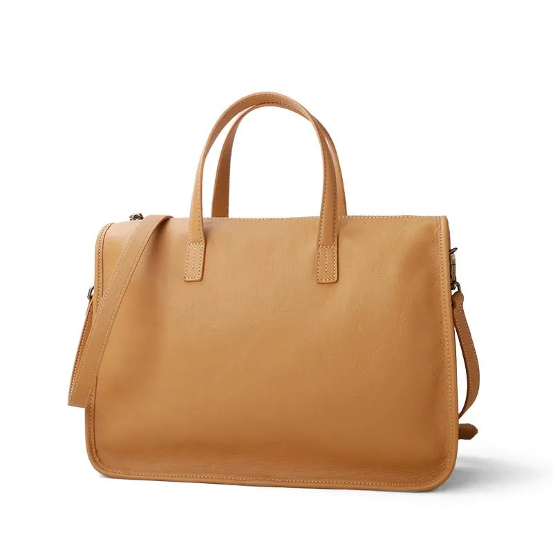 Sacs de soirée Femmes Sac De Luxe Véritable Mallette En Cuir Femme Business Ordinateur Portable Sac À Main Lady Minimaliste Bandoulière Épaule Messenger 2022