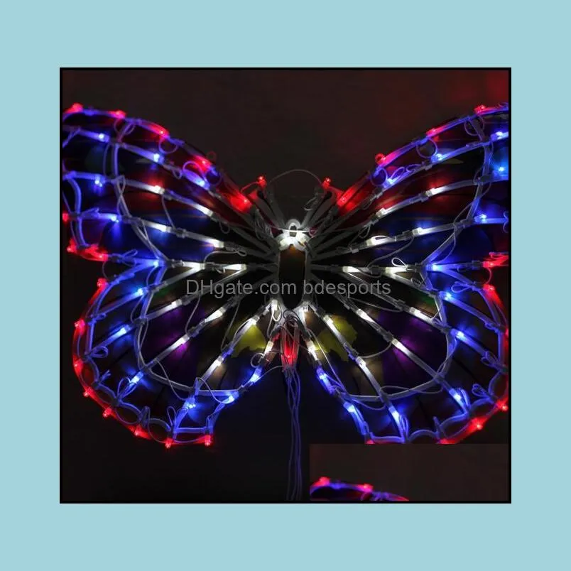 Outdoor lights Decorative lights clothing store window decoration lights wedding bows activities Decoration 50CM big butterfly