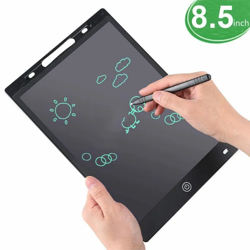 Escrevendo tablet desenhando Blackboard Blackboard Feia de graffiti Sketchpad Toys 8,5 polegadas LCD Magic Drawings Board