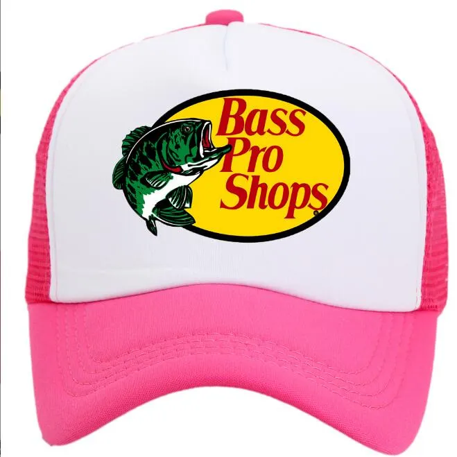 Bass Pro Shops Hat Logo Mesh Fishing Hunting Trucker Cap