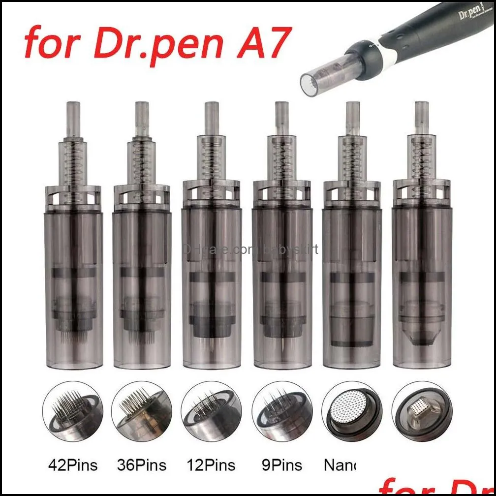 DRPEN A7 NEEDLES CARTRIDGE DR PEN PEN PEN PIN MICRO PIN الإبرة خراطيش المسمار لنظام Microneedle Beauty Beauty Skin