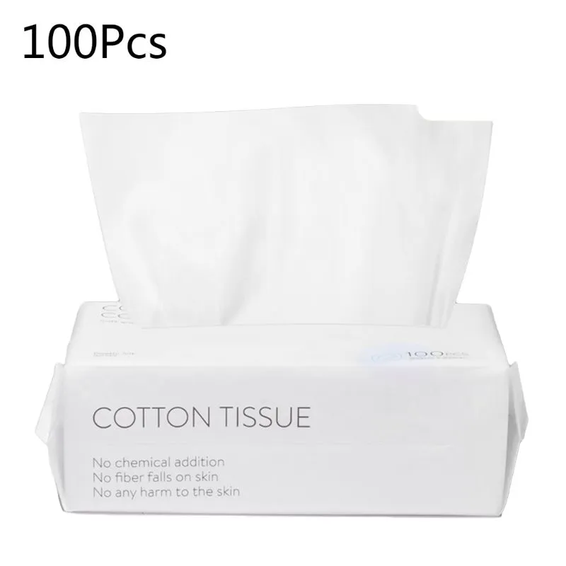 Asciugamano monouso da viaggio in cotone, salviette per il trucco, tessuto in cotone per la pulizia del viso