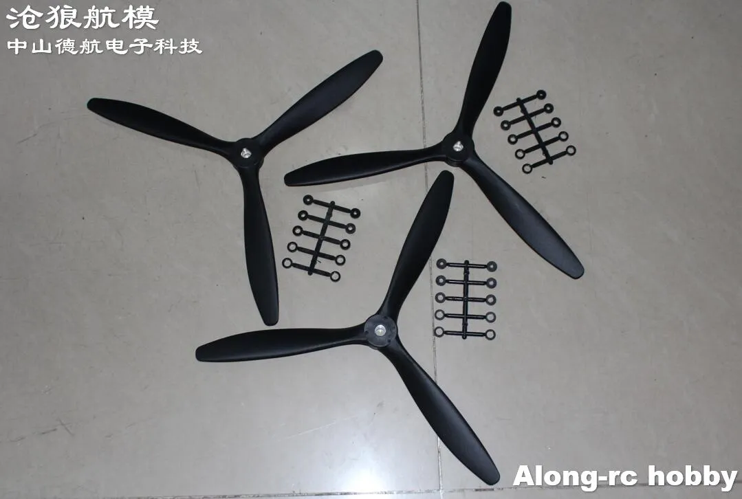 3pcs 1380 13x8 GP EP 3 Blades Propeller Propeller CNC Металлическое отверстие для самолета самолета самолета RC RC или модели EP модели DIY Запасная часть