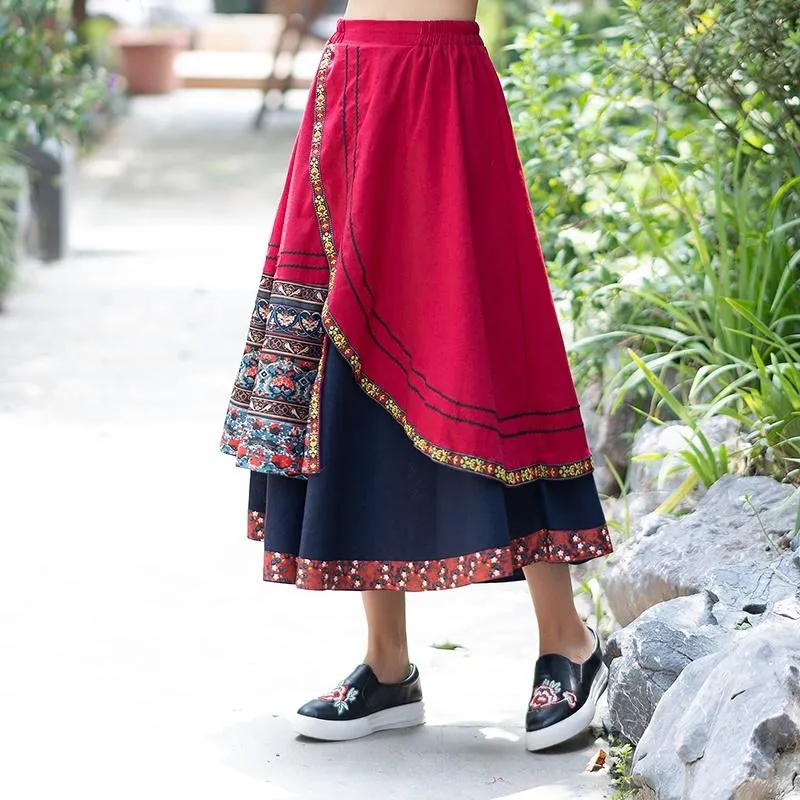 Womens deals hippie skirts