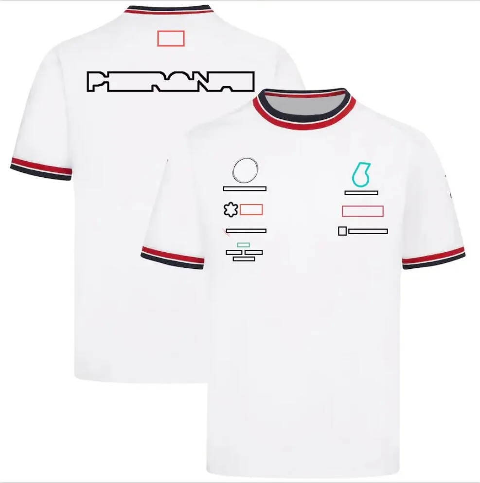 F1 Tシャツ2022夏のフォーミュラワンラペルポロシャツカスタム特大のチームオーバーオール記念モデル