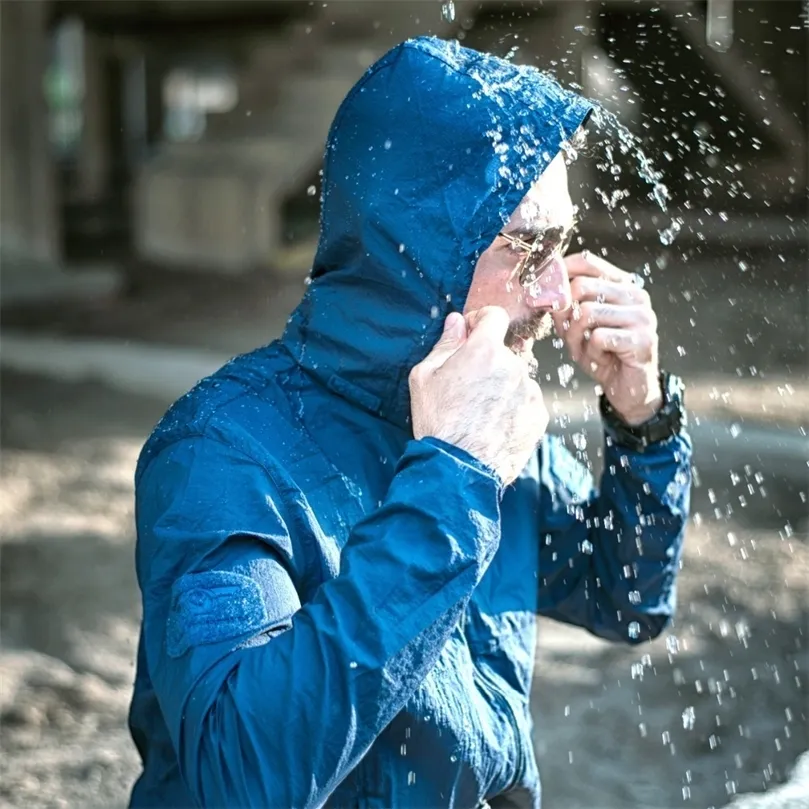 Homens de jaqueta de verão À Prova D 'Água Ultrallight Anti-UV Esporte ao ar livre À Prova D' Água Casaco de Chuva Army Tactical Casaco Militar Caminhadas Jaqueta 20127