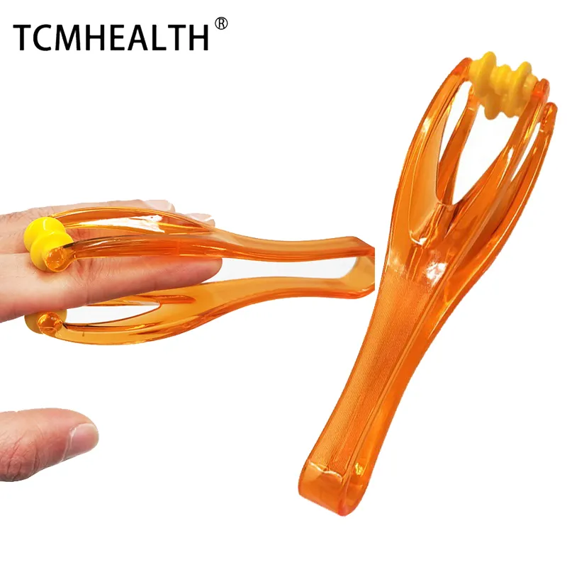 TCMHEALTH Mano Puntos de acupuntura Dedo Articulación Mano Masajeador Rodillos Cuidado de la salud Relajación Circulación sanguínea