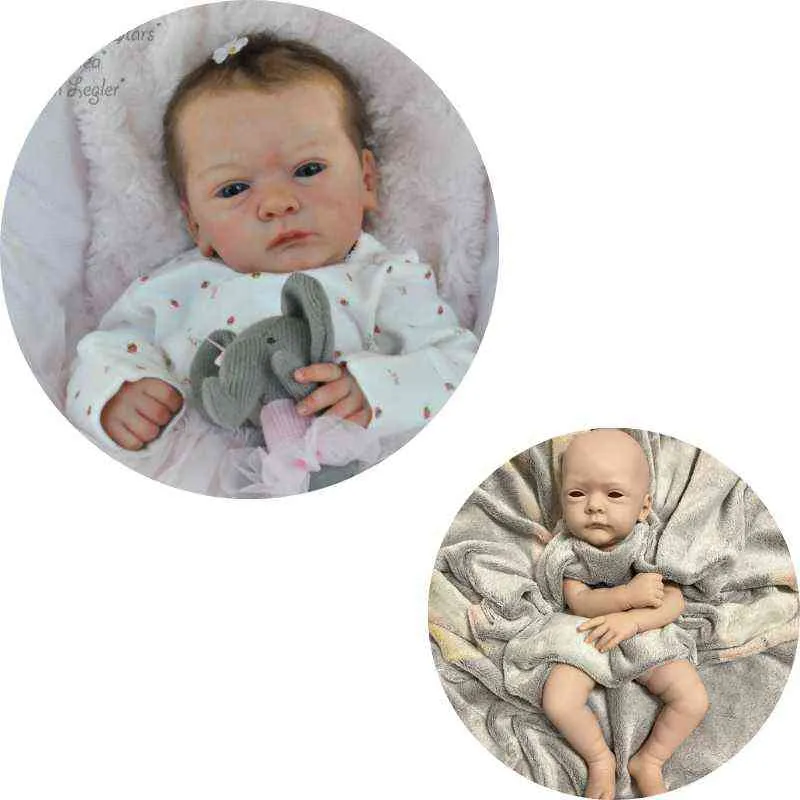 20 Inch Bebe Reborn Baby Doll Kits Malea Popular Molds Look Real DIY