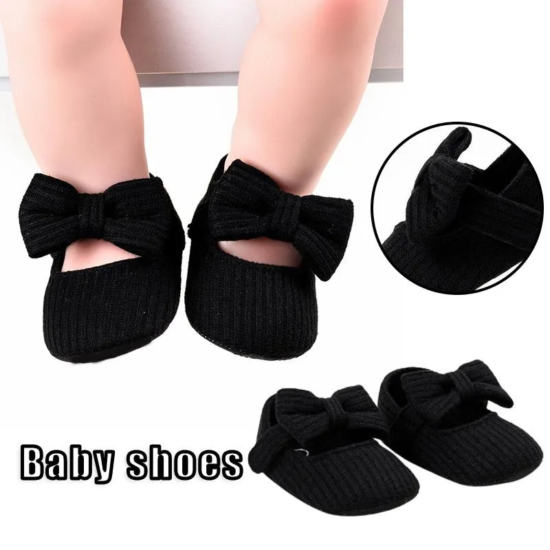 Athletic Outdoor Baby Toddler Shoes Sweet Bowknot Walking Non Slip Soft Sole Princess For Girlsathletic