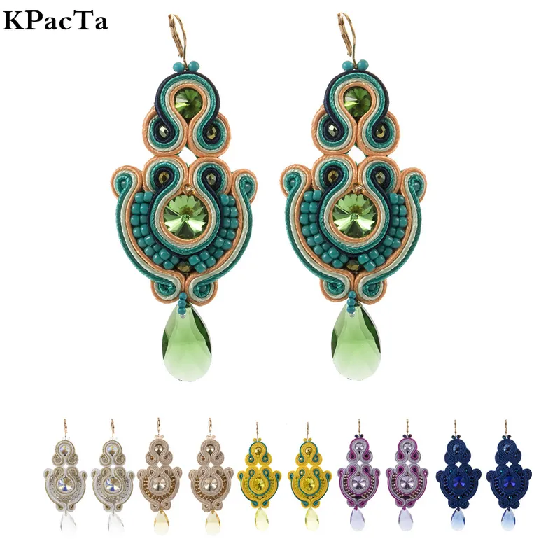 KPACOTA Women Spring Fashion Kolczyki na vintage ręcznie robione luksusowe bojowe prezent biżuterii 220718