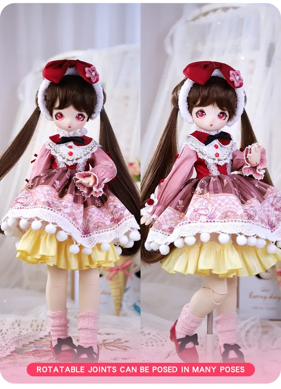 Dream Fairy 1/4 BJD Anime Style 16 Polegadas Doll Junta De Bola Conjunto  Completo, Incluindo Roupas De Roupas Kawaii Para Meninas MSD 220505 De  $398,02