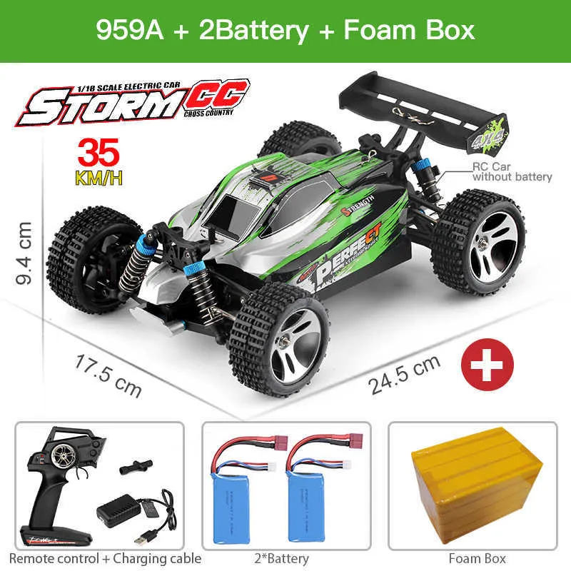 WLtoys 144001 A959 959B 2.4G Racing Car 70KM H 4WD Electric High