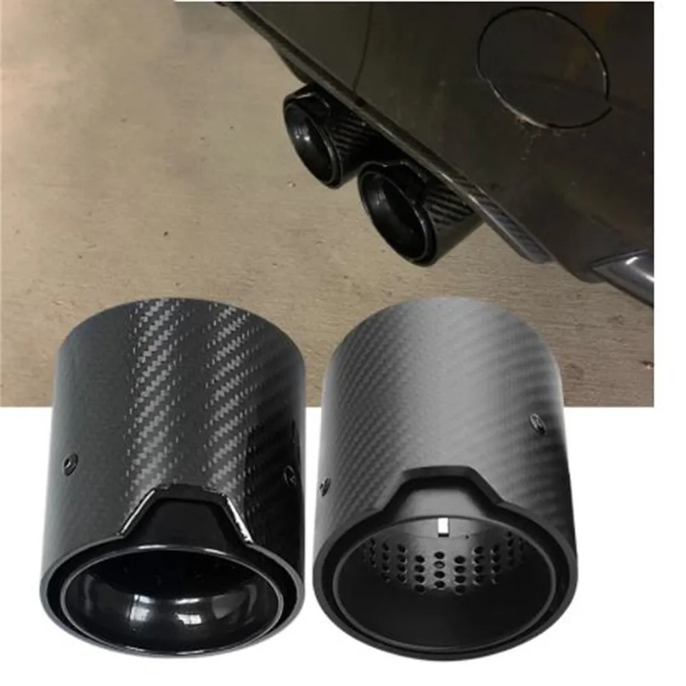 äkta blank/matt kolfiber avgasspets Auspuffspitze för BMW M2 M3 M4 M135i M235i M140i M240i M335i M340i M435i