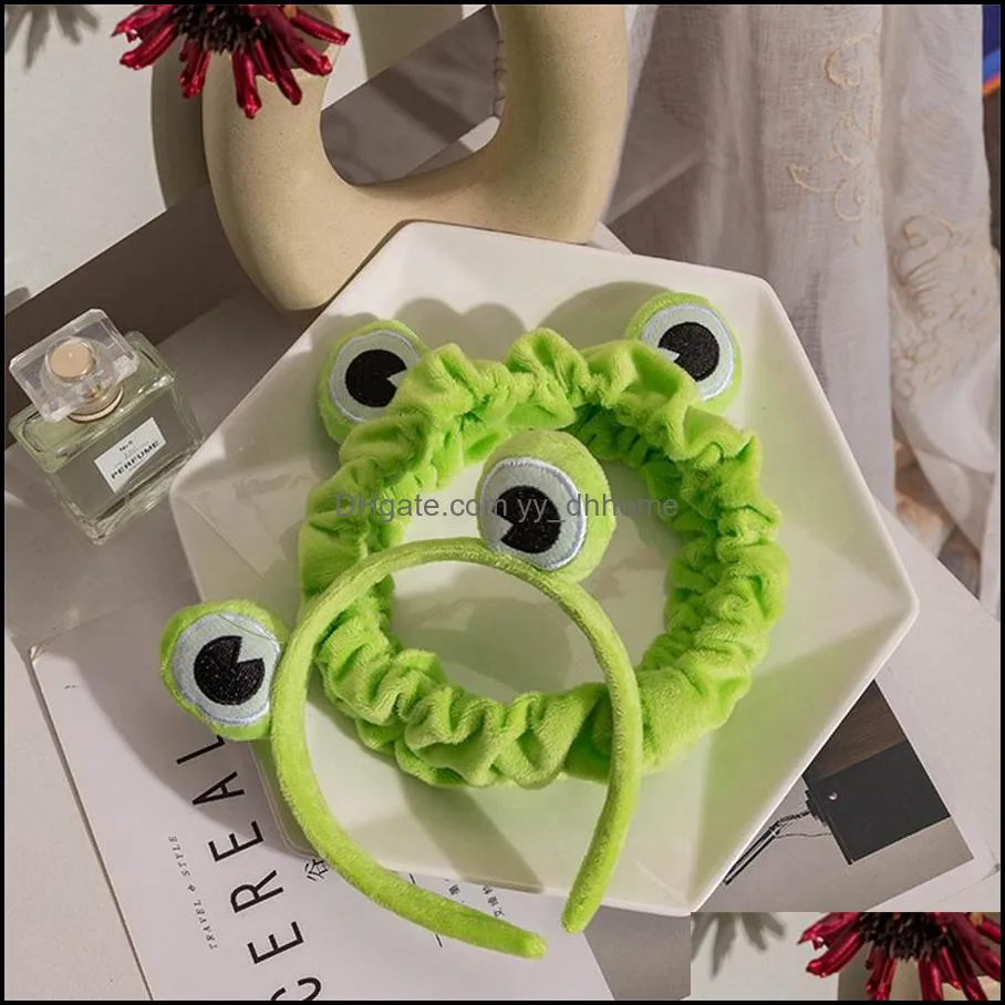 Other Household Sundries Funny Frog Makeup Headband Wide-brimmed Elastic Hairbands Cute Bands Women Hair Accessories Girls Hairband