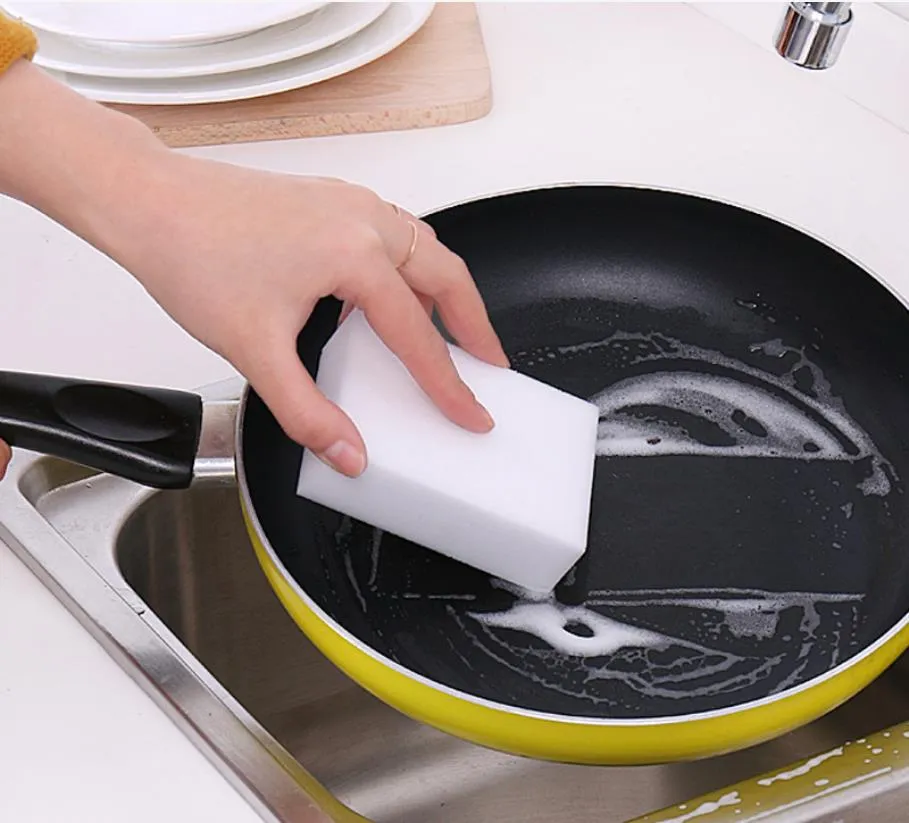 Kök Gadgets Nano Svampar Block Magic Torka Cozinha och Home Hygiene Quick Decontamination Magic Svamp