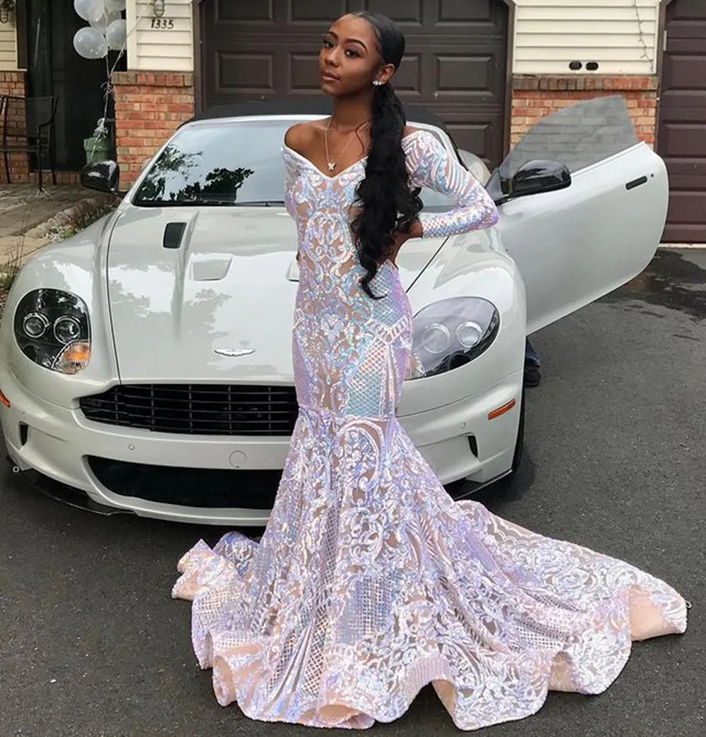 Ladies white hotsell evening dresses