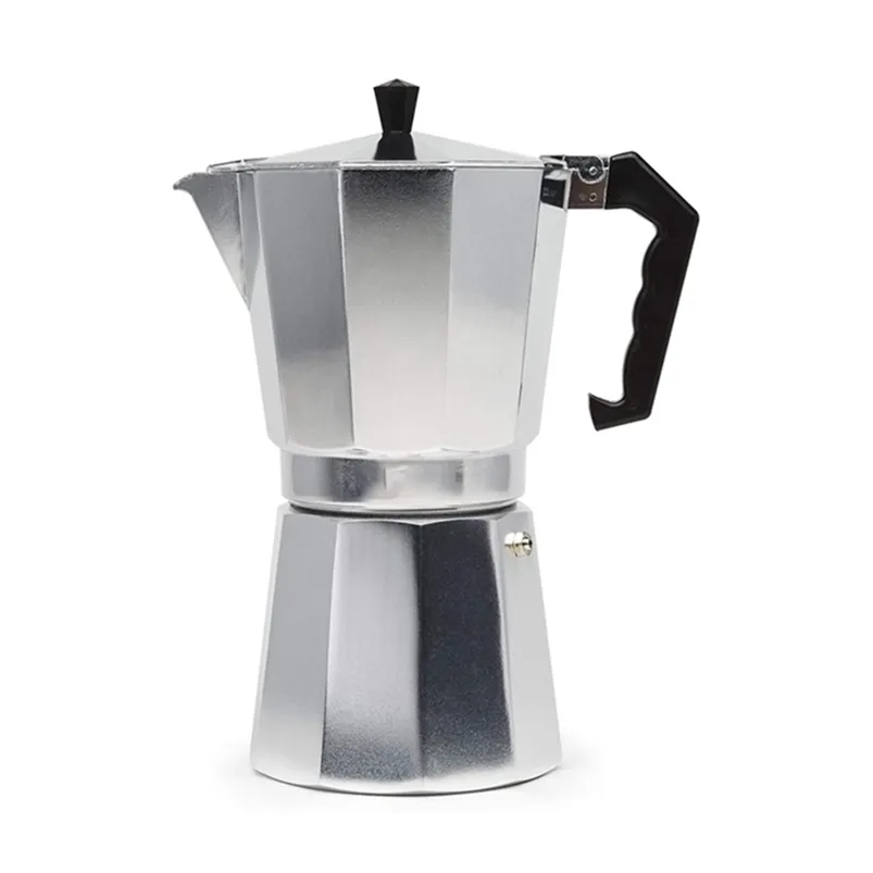 Moka Pot Coffee espresso Induction Machine Aluminum Italian Coffeeware Classic Tools Cafetiere Latte Stove top Portable Cafe 210408