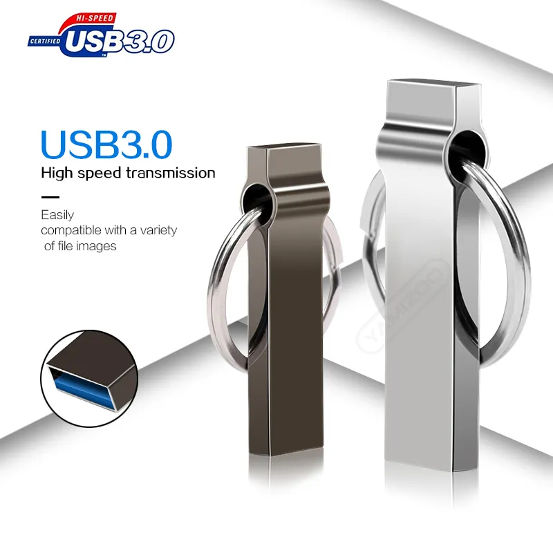 USB 3.0-Stick 64 GB 128 GB 256 GB Hochwertiger USB-Stick 32 GB 16 GB 8 GB 3.0-Flash-Speicherstick 64 GB Wasserdichter USB-Stick