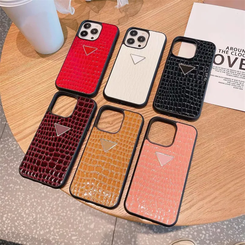 Leather IPhone 13 Phone Case Crocodile Pattern For 12 11 Plus Mini 7 8 7P 8P X XS XR Promax High Quality Phone Cases