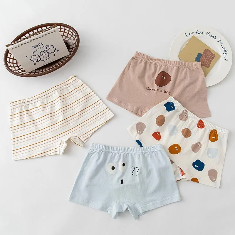 Soft And Comfortable Cotton Boxer Hanes Cotton Briefs For Kids Set Of 4  From Huoyineji, $13.53