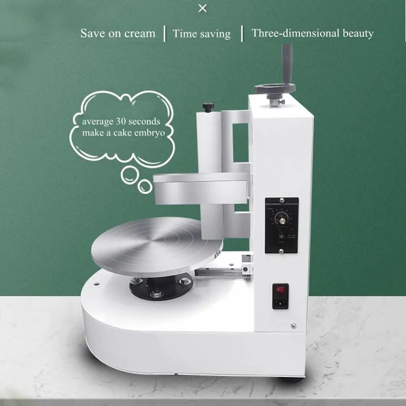 Birthday Cake Spreader Machine Cream Plastering Machine Baking Equipment Electric Cream Leveler