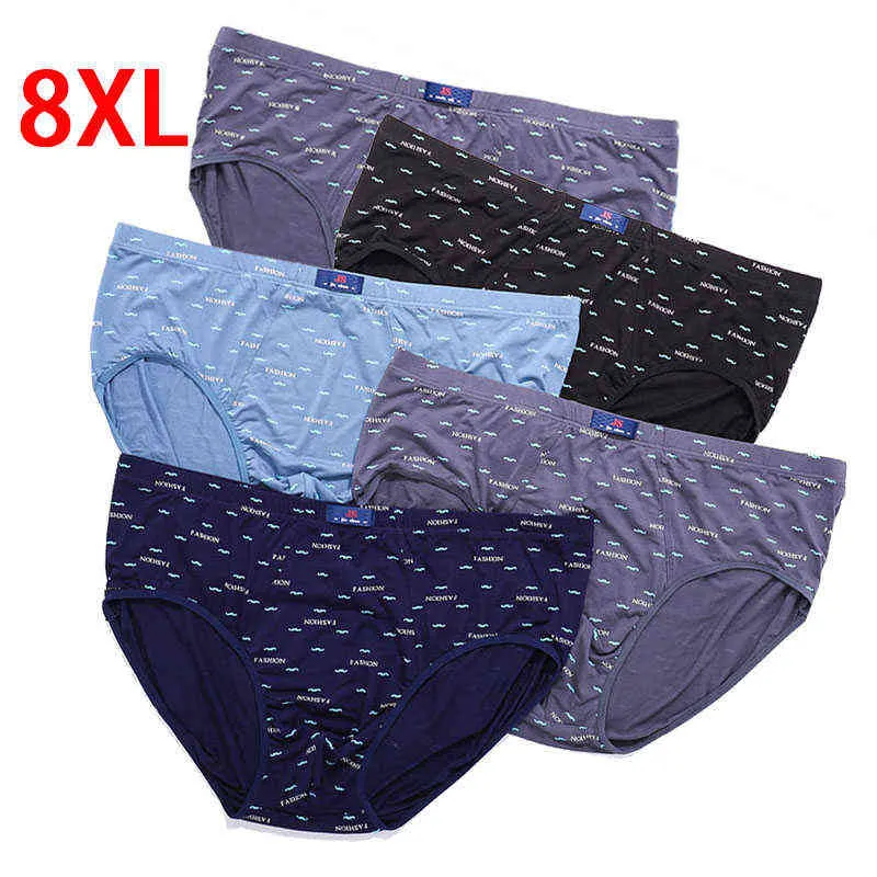 8xl-xl 5pcs modal plus size size de tamanho grande cuecas resumos de cuecas shorts masculino conforto t220817