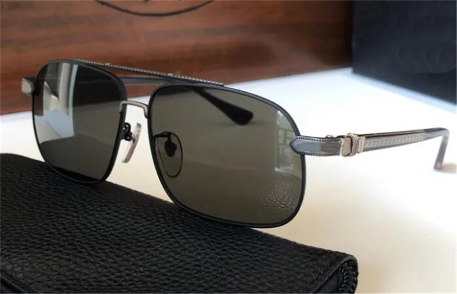 7A Vintage-Modedesign-Sonnenbrille TITSICLE-I quadratischer Metallrahmen im Retro-Stil vielseitige UV400-Schutzbrille für den Außenbereich von höchster Qualität