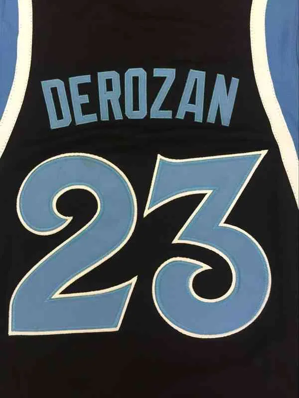 SJZL98 23 DeMar DeRozan Compton Compton High School Jersey Retro Rothback 1 406 DHgate
