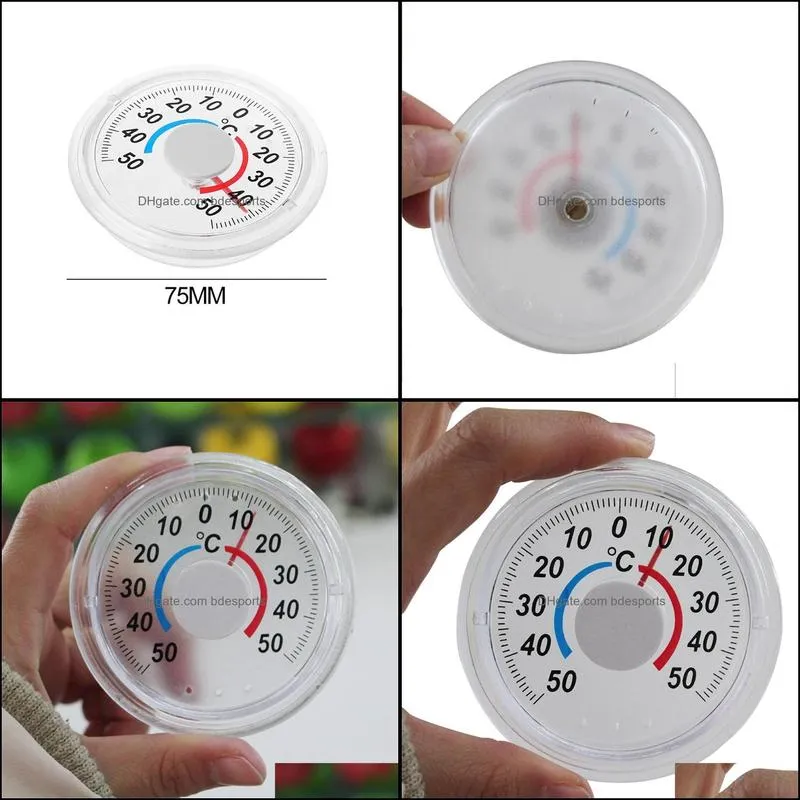 Other Household Sundries Door and window thermometer round plastic