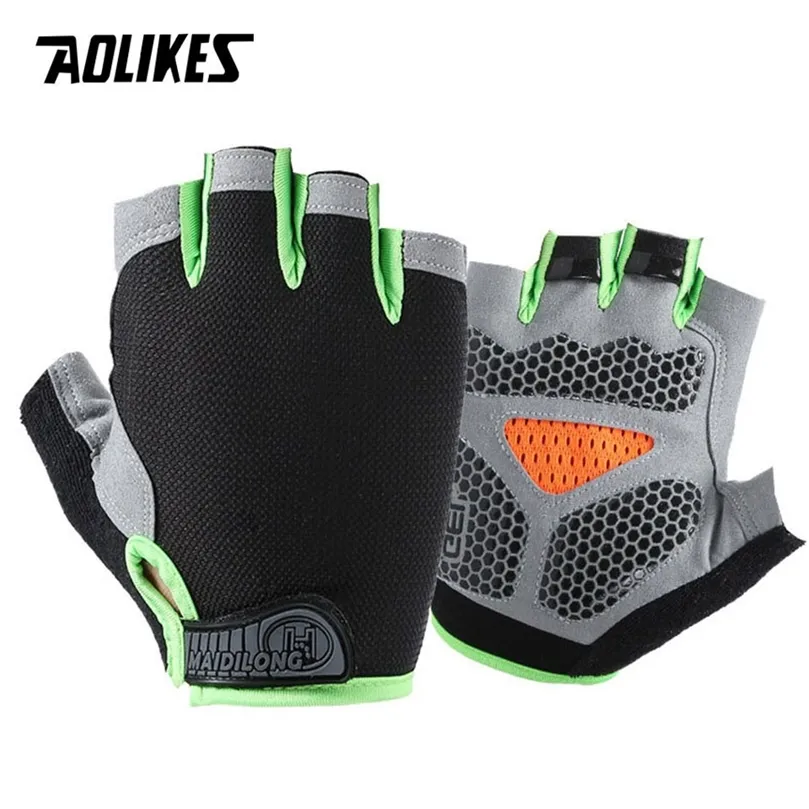 Aolikes езды на велосипеде перчатки MTB Road Riding Gloves Antistrip Camping пешеходные перчатки в спортзале Fitness Sport