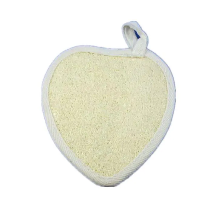 Heart Shape Natural Loofah Pad Back Pads-Loofah Sponge Bath Shower Body Exfoliator Scrubber Pads Bathroom SN6285