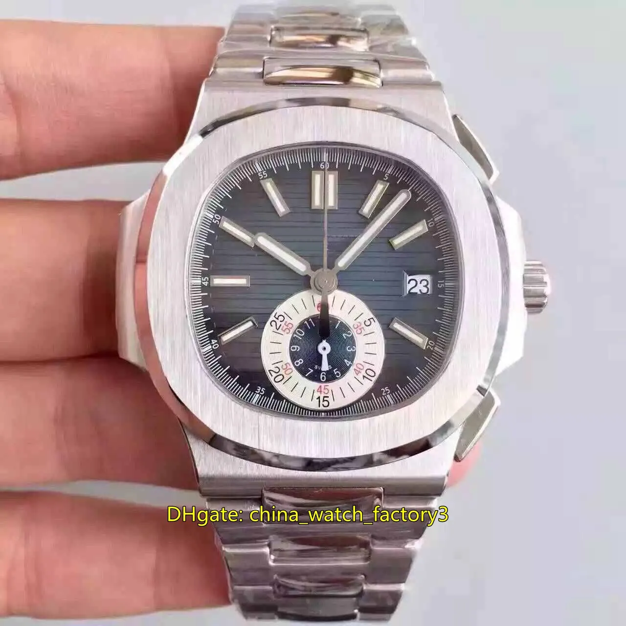 8 stijl horloges van topkwaliteit 40,5 mm Nautilus 5980 1A 5980R-001 chronograaf Workin saffierglas ETA 7750 CAL CH 28-520 C beweging 280p