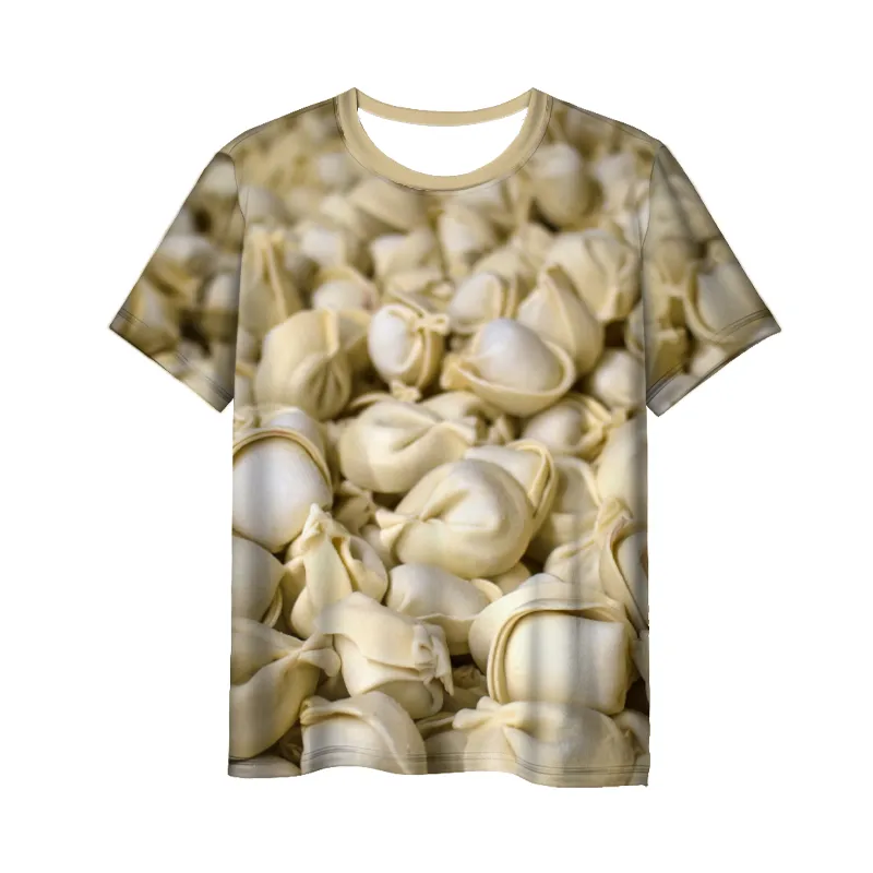 Nuova stampa 3D Abbigliamento causale Fast Food Moda Uomo Donna T-shirt Taglie forti Taglia S-7XL 020