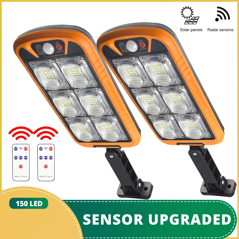 Strong Solar Light Upgraded 150 LED Solar Lights Outdoor - Powerful Waterproof Motion ...