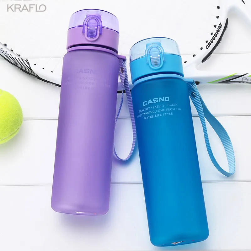 New Design Drinking Pastel Sport Water Bottle Plastic Tour Outdoor Leak Proof Seal Child School water-bottle for Children Kids Drinkware BPA Free