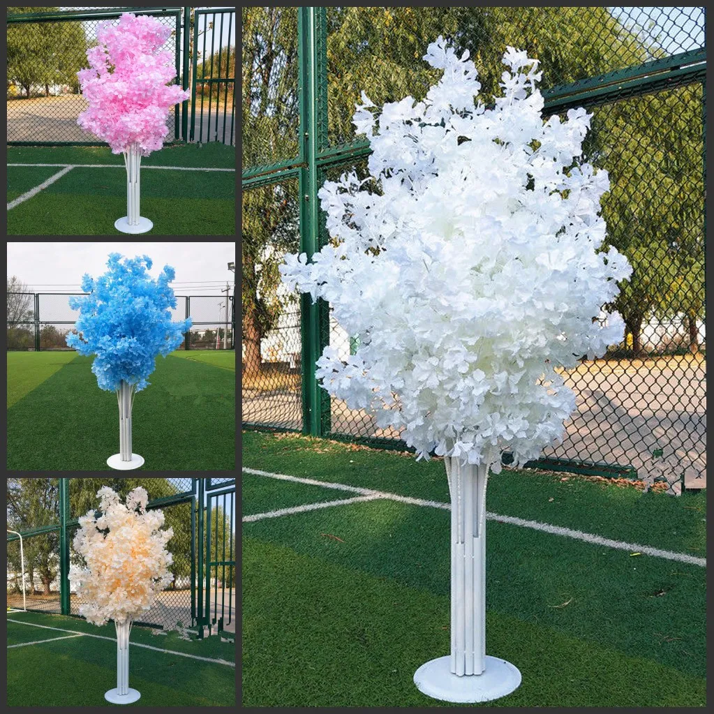 1,5 m höjdkryptering Cherry Blossoms Tree Wishing Trees Wedding Decorer Runner Aisle Road Guide Flower Party Party Presents